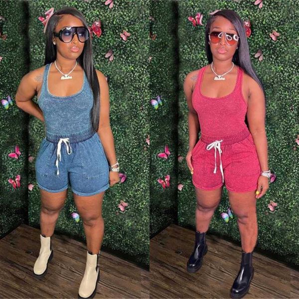 women clothing sports tracksuits summer casual two pieces set tie-dyed printed vest shorts suit lace-up sports outfits 3 colors, Gray
women clothing sports tracksuits summer casual two pieces set tie-dyed printed vest shorts suit lace-up sports outfits 3 colors, Gray