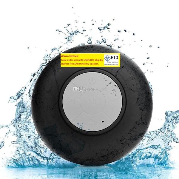 Image of Bluetooth Speaker Waterproof Wireless Shower Hands Mic Suction Chuck Car Speaker Portable mini MP3 Super Bass Call Receive236u
