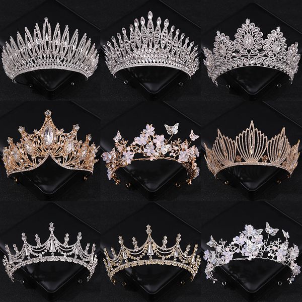 wedding hair jewelry luxury fashion gold silver color crystal crowns for women bride princess queen pearls tiaras diadems accessories 230307, Slivery;golden
wedding hair jewelry luxury fashion gold silver color crystal crowns for women bride princess queen pearls tiaras diadems accessories 230307, Slivery;golden