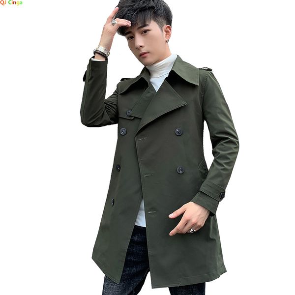 men's jackets army green vneck trench coat doublebreasted slim long jacket spring and autumn windbreaker grey khaki black overcoat 2303, Black;brown
men's jackets army green vneck trench coat doublebreasted slim long jacket spring and autumn windbreaker grey khaki black overcoat 2303, Black;brown