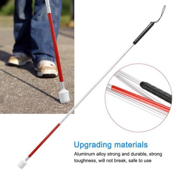 other health beauty items 110cm aluminum alloy foldable reflective blind walking stick guide crutch for old man woman 230308
other health beauty items 110cm aluminum alloy foldable reflective blind walking stick guide crutch for old man woman 230308
