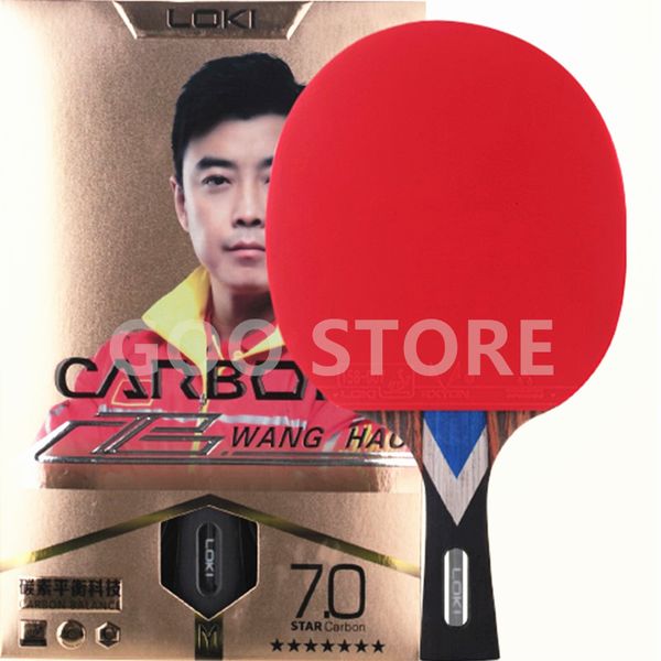 table tennis raquets loki 9 star 7 racket carbon blade competition original ping pong bat 230307
table tennis raquets loki 9 star 7 racket carbon blade competition original ping pong bat 230307