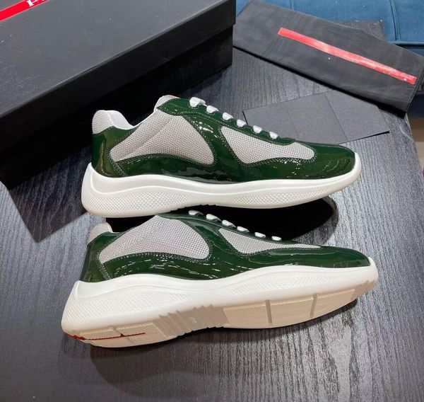with box prad shoes luxury american cup casual shoes low sneaker mesh pvc patent leather fashion trainers americas sneakers walking r ds, Black
with box prad shoes luxury american cup casual shoes low sneaker mesh pvc patent leather fashion trainers americas sneakers walking r ds, Black