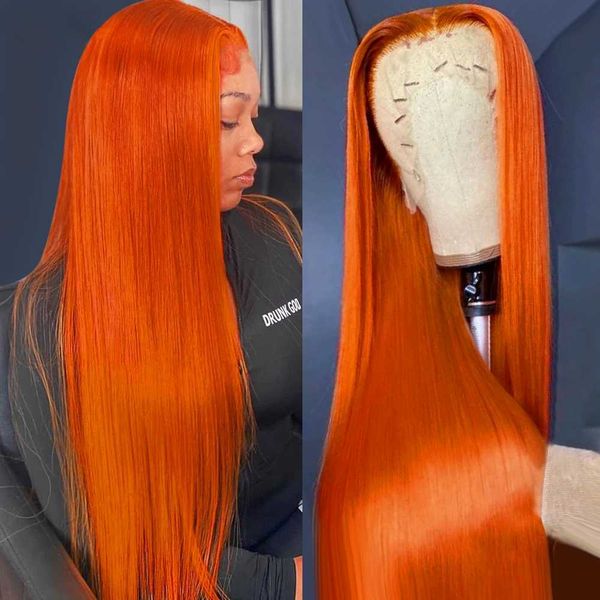 synthetic wigs bright orange human hair wig for women lace front s 13x6x1 straight preplucked transparent 230227, Black
synthetic wigs bright orange human hair wig for women lace front s 13x6x1 straight preplucked transparent 230227, Black