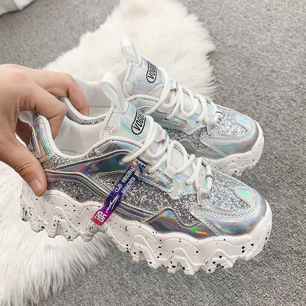 dress shoes spring women's chunky sneakers fashion women platform shoes bling sequined laceup shoes female drop ship, Black
dress shoes spring women's chunky sneakers fashion women platform shoes bling sequined laceup shoes female drop ship, Black