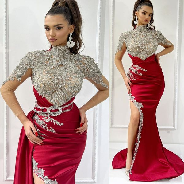 2023 arabic aso ebi mermaid luxurious prom dresses crystals beaded lace evening formal party second reception birthday engagement bridesmaid, Black
2023 arabic aso ebi mermaid luxurious prom dresses crystals beaded lace evening formal party second reception birthday engagement bridesmaid, Black