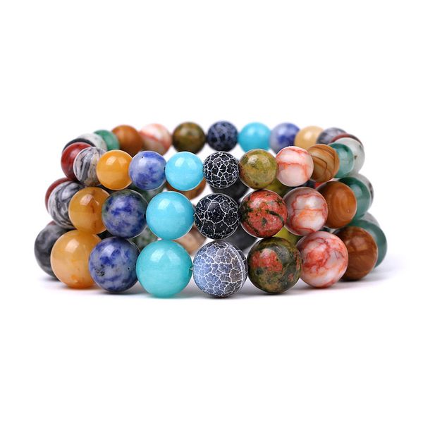 8mm 10mm 12mm natural stone handmade beaded strands charm bracelets elastic jewelry for women men, Black
8mm 10mm 12mm natural stone handmade beaded strands charm bracelets elastic jewelry for women men, Black