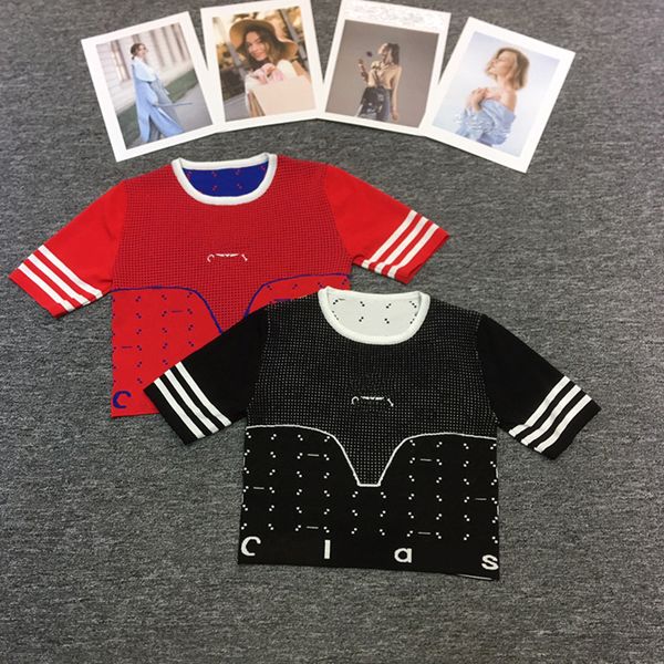 fashion sport knitted patchwork letter knits breathable quick dry casual women tees, White
fashion sport knitted patchwork letter knits breathable quick dry casual women tees, White