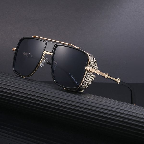 european and american steampunk sunglasses men's anti-ultraviolet all-inclusive sunscreen sunglasses women's trendy wholesale glas, White;black
european and american steampunk sunglasses men's anti-ultraviolet all-inclusive sunscreen sunglasses women's trendy wholesale glas, White;black