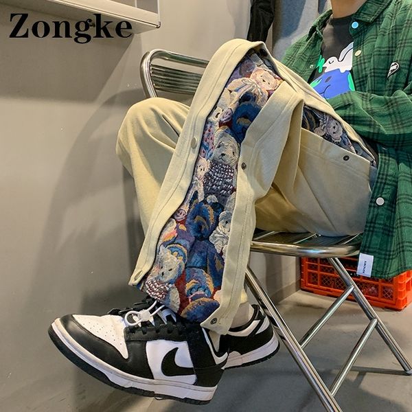 women s pants s zongke cartoon print work men trousers chinese size 2xl korean fashion mens khaki spring arrivals 230307, Black;white
women s pants s zongke cartoon print work men trousers chinese size 2xl korean fashion mens khaki spring arrivals 230307, Black;white