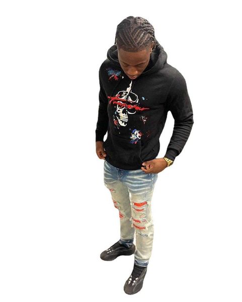 desinger tshirts mairi trend high street fashion brand men's broken patch jeans slim fit leggings, Blue
desinger tshirts mairi trend high street fashion brand men's broken patch jeans slim fit leggings, Blue