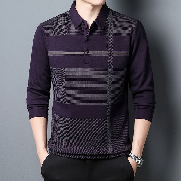 men's polos fashion brand men polo shirt long sleeve casual autumn and winter clothing warm striped korean style thick polo shirt male, White;black
men's polos fashion brand men polo shirt long sleeve casual autumn and winter clothing warm striped korean style thick polo shirt male, White;black