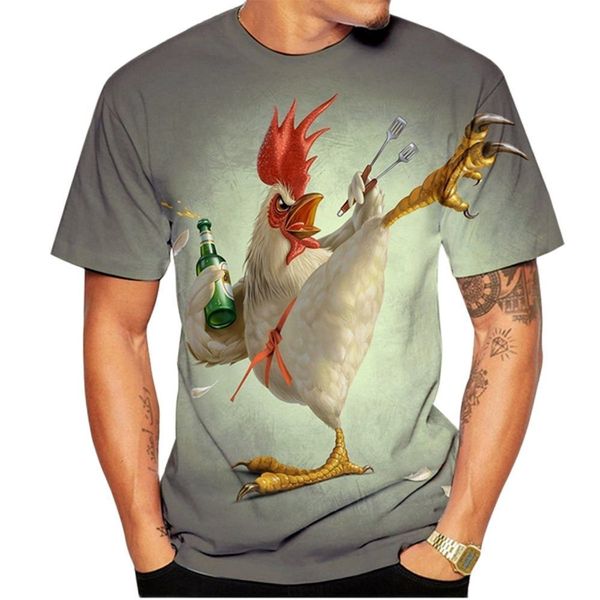 men's t-shirts animal rooster 3d print funny t-shirt summer casual short-sleeved men's oversized breathable shirt for men 6xl tshi, White;black
men's t-shirts animal rooster 3d print funny t-shirt summer casual short-sleeved men's oversized breathable shirt for men 6xl tshi, White;black