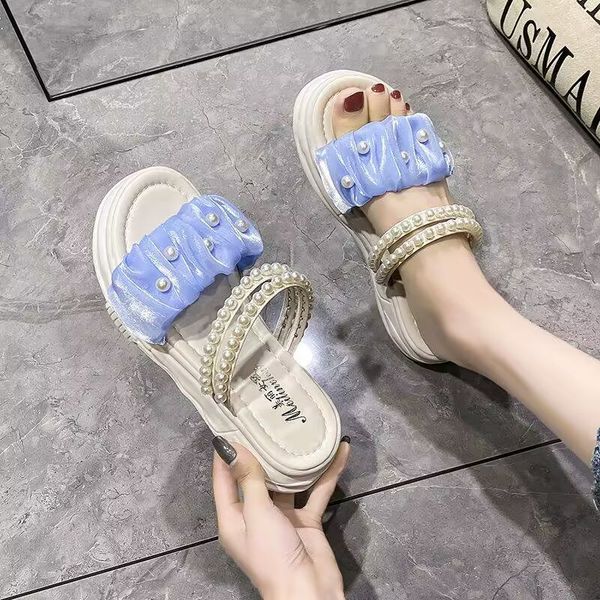 platform slippers female summer fashion new fairy wind cute all-match non-slip shopping sandals., Black
platform slippers female summer fashion new fairy wind cute all-match non-slip shopping sandals., Black