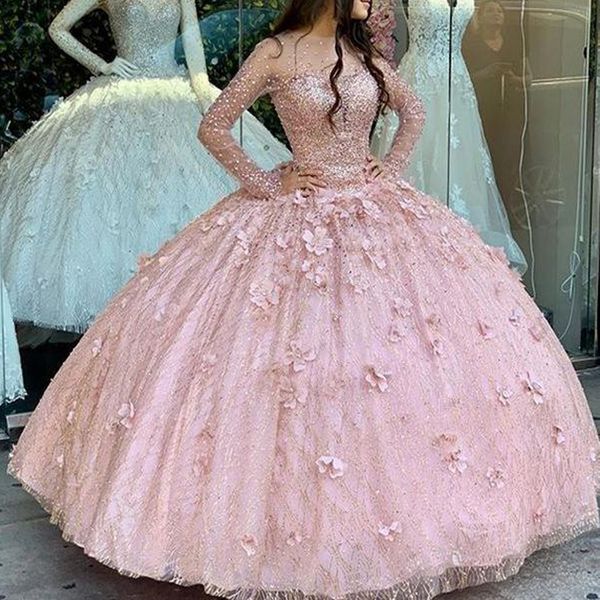 quinceanera dresses elegant long sleeve crystal sequins appliques 3d flowers ball gown with plus size sweet 16 debutante party birthday vest, Blue;red
quinceanera dresses elegant long sleeve crystal sequins appliques 3d flowers ball gown with plus size sweet 16 debutante party birthday vest, Blue;red