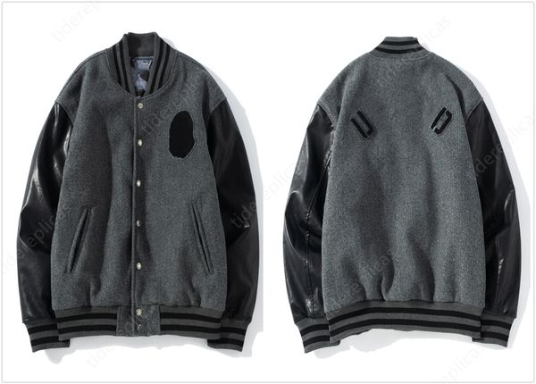 2023 mens designer cotton coat baseball jacket windbreaker windbreak varsity lightning letter stitching single breasted color block stand co, Black;brown
2023 mens designer cotton coat baseball jacket windbreaker windbreak varsity lightning letter stitching single breasted color block stand co, Black;brown