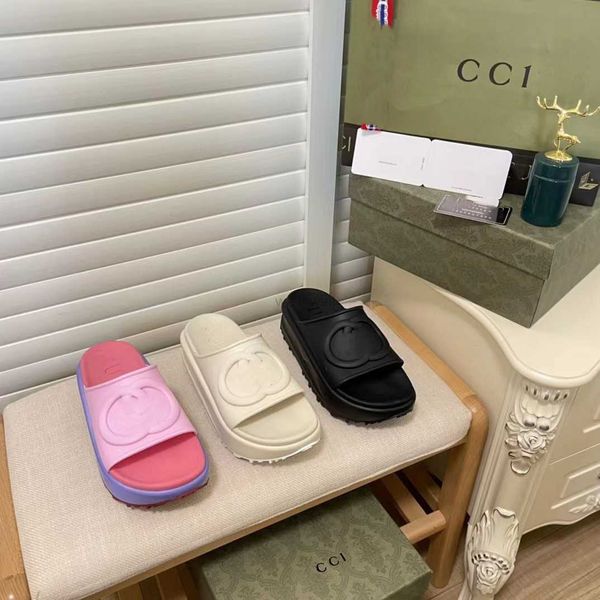 designer slippers luxury slides embossed interlocking platform rubber slide sandals women beach slipper thick bottom sliders summer shoes z1, Black
designer slippers luxury slides embossed interlocking platform rubber slide sandals women beach slipper thick bottom sliders summer shoes z1, Black