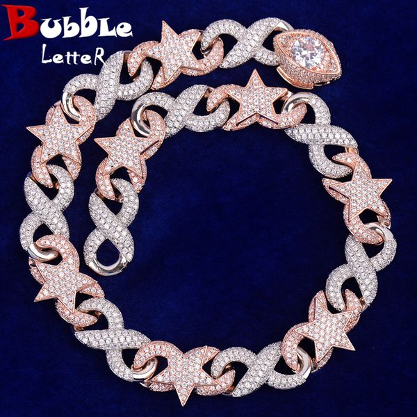 pendant necklaces bubble letter golden color star miami cuban chain necklace for men iced out zircon hip hop link choker fashion rock jewelr, Silver
pendant necklaces bubble letter golden color star miami cuban chain necklace for men iced out zircon hip hop link choker fashion rock jewelr, Silver