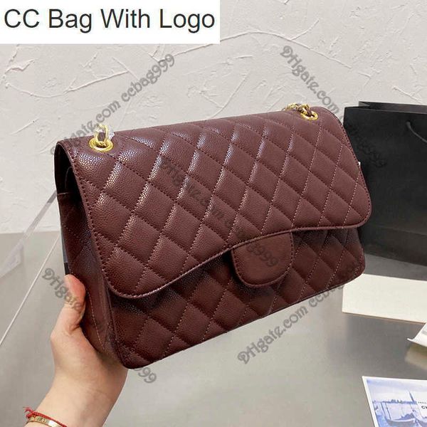 cc handbags ladies double flap calfskin designer bags quilted caviar diamond handbag luxury wallets gold hardware lager capacity shoulder cr, Black
cc handbags ladies double flap calfskin designer bags quilted caviar diamond handbag luxury wallets gold hardware lager capacity shoulder cr, Black