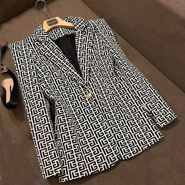 designer jacket womens clothe jacket blazer woman maze series suit jacket lion single-breasted slim plus size women's clothing a001, White;black
designer jacket womens clothe jacket blazer woman maze series suit jacket lion single-breasted slim plus size women's clothing a001, White;black