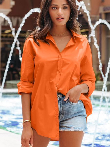 women's blouses shirts women's cotton 100% shirt blouse women elegant spring candy colors basic turn-down collar long sleeve butto, White
women's blouses shirts women's cotton 100% shirt blouse women elegant spring candy colors basic turn-down collar long sleeve butto, White