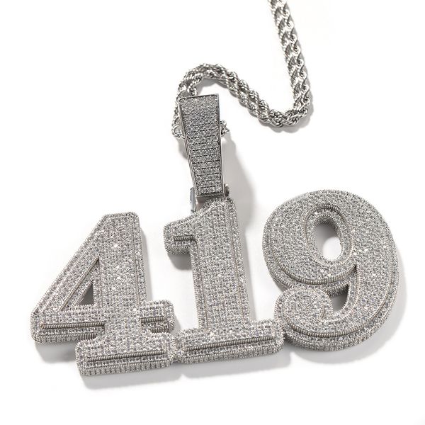 diy custom name full bling cz letters numbers pendant with 3mm 24inch rope chain bling zirconia men hip hop jewelry, Silver
diy custom name full bling cz letters numbers pendant with 3mm 24inch rope chain bling zirconia men hip hop jewelry, Silver