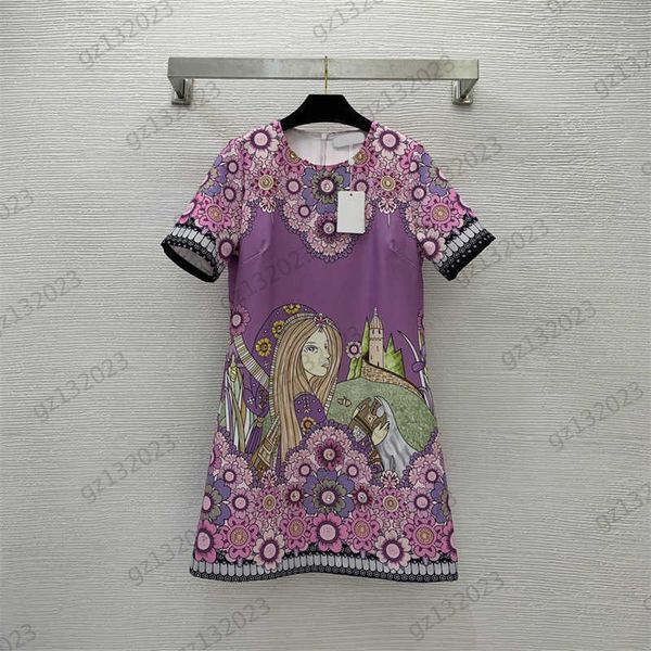 women dress luxury drill portrait flower printing simple casual dresses round neck short sleeve back zipper design a-line maxiskit womens de, Black;gray
women dress luxury drill portrait flower printing simple casual dresses round neck short sleeve back zipper design a-line maxiskit womens de, Black;gray