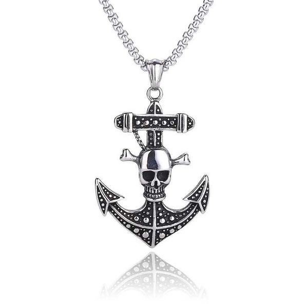 pendant necklaces vintage ship's anchor skull pendant necklace cool men fashion jewelry hiphop metal accessories punk sweater chain fri, Silver
pendant necklaces vintage ship's anchor skull pendant necklace cool men fashion jewelry hiphop metal accessories punk sweater chain fri, Silver