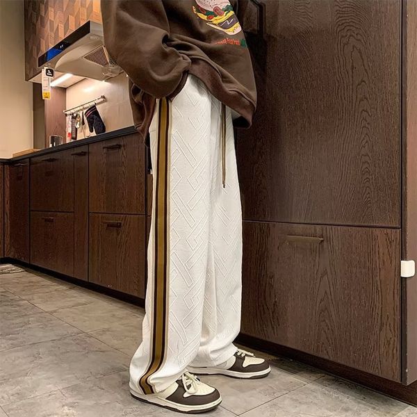men's pants men loose sports casual trousers spring straight light luxury fashion boutique clothing simple style streetwear 230307, Black
men's pants men loose sports casual trousers spring straight light luxury fashion boutique clothing simple style streetwear 230307, Black