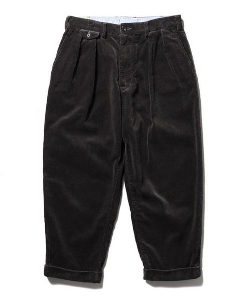 men's pants beams plus japanese style double fold tapered trousers corduroy casual loose autumn and winter 230307, Black
men's pants beams plus japanese style double fold tapered trousers corduroy casual loose autumn and winter 230307, Black