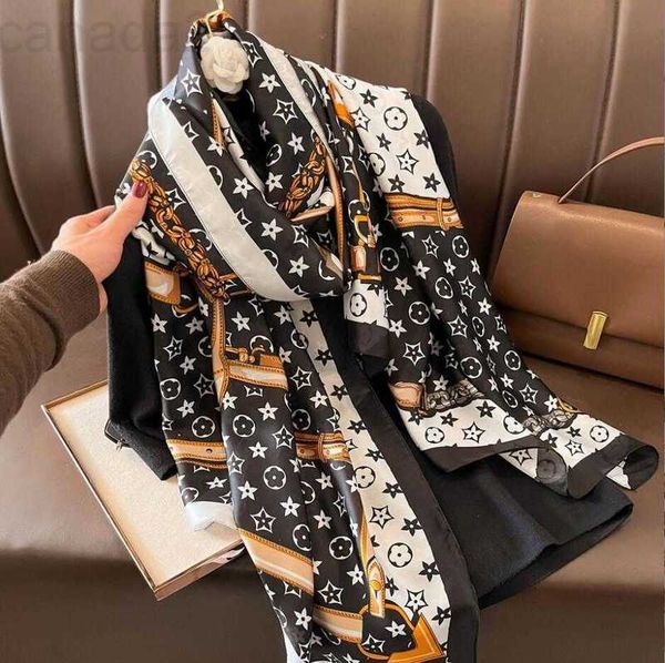 designer fashion scarf silk scarves spring luxury chiffon stripe flower print beach towel for designer women girl sunscreen thin gauze oaac, Blue;gray
designer fashion scarf silk scarves spring luxury chiffon stripe flower print beach towel for designer women girl sunscreen thin gauze oaac, Blue;gray