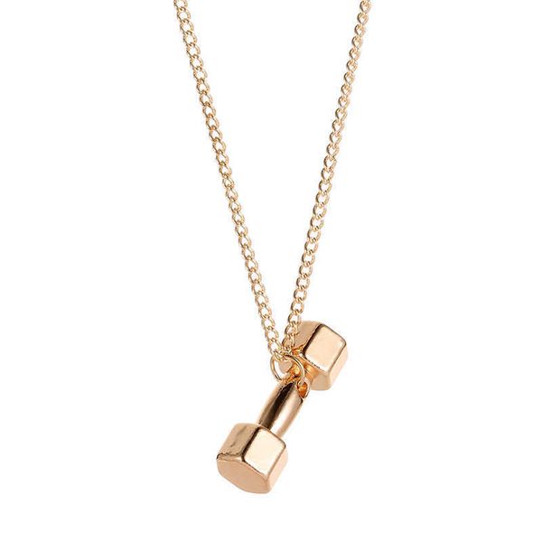 pendant necklaces sport fitness necklaces for men women hiphop metal dumbbell pendant fashion girl jewelry couple chain choker accessories g, Silver
pendant necklaces sport fitness necklaces for men women hiphop metal dumbbell pendant fashion girl jewelry couple chain choker accessories g, Silver