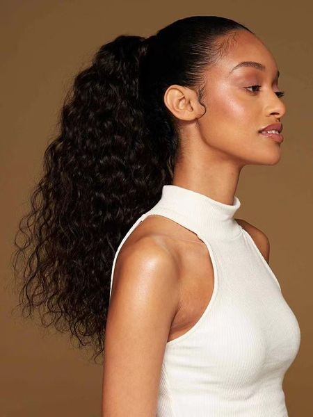 curly perfectly imperfect ponytail off black 100human women ponytail extension wraps pony tail hairpiece 140g 20"
curly perfectly imperfect ponytail off black 100human women ponytail extension wraps pony tail hairpiece 140g 20"