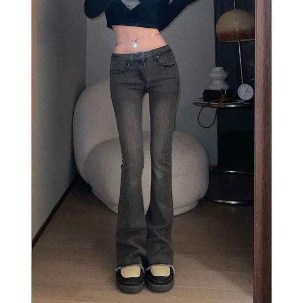 women's jeans btfg autumn plus size slightly low waist jeans women's fashion retro personality elastic loose slim flared trousers, Blue
women's jeans btfg autumn plus size slightly low waist jeans women's fashion retro personality elastic loose slim flared trousers, Blue