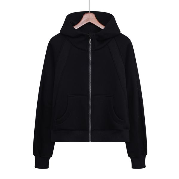 women's hoodies autumn and winter yoga hoodie scuba half zipper terry designer sweater cing loose short clothes, Black
women's hoodies autumn and winter yoga hoodie scuba half zipper terry designer sweater cing loose short clothes, Black