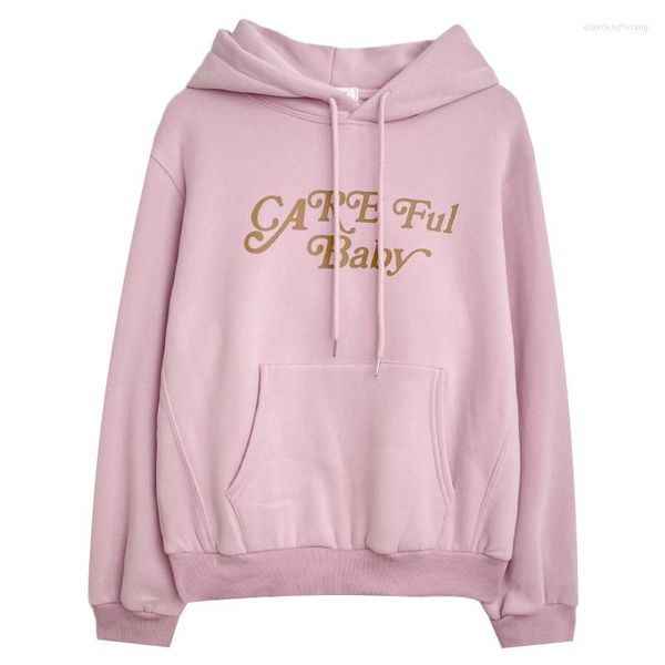 women's hoodies retro comfortable cotton fleece thick casual lettering print lazy wind loose hoodie sweatshirt, Black
women's hoodies retro comfortable cotton fleece thick casual lettering print lazy wind loose hoodie sweatshirt, Black
