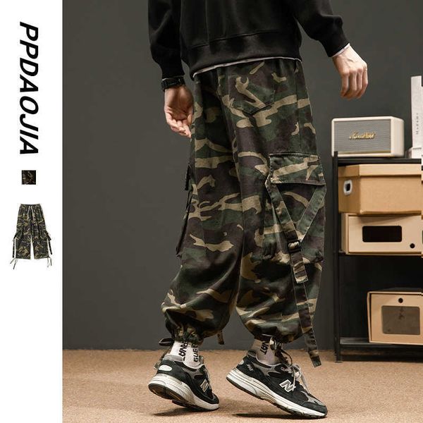 men's pants men's hip hop camo workwear pants high street trendy oversized drawstring pockets handsome combat straight athleisure, Black
men's pants men's hip hop camo workwear pants high street trendy oversized drawstring pockets handsome combat straight athleisure, Black