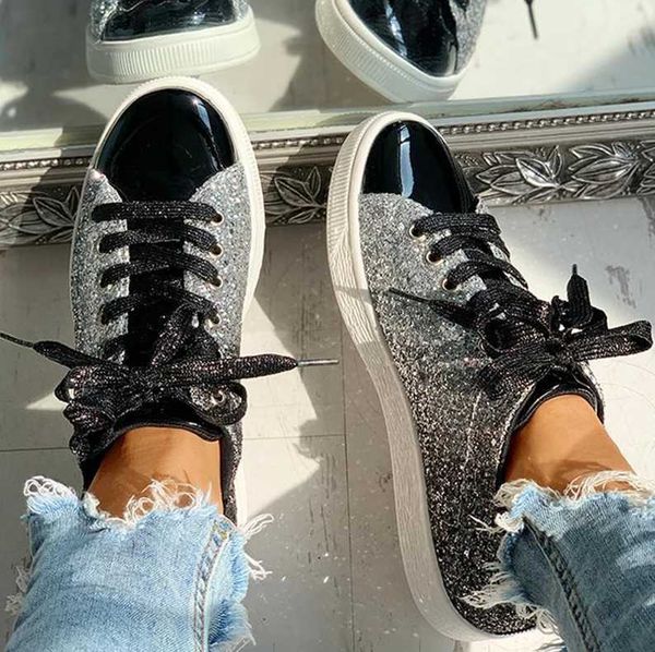 dress shoes women vulcanize shoes sneakers bling shoes girl glitter casual female breathable lace up outdoor sport shoes zapatos de mujer, Black
dress shoes women vulcanize shoes sneakers bling shoes girl glitter casual female breathable lace up outdoor sport shoes zapatos de mujer, Black