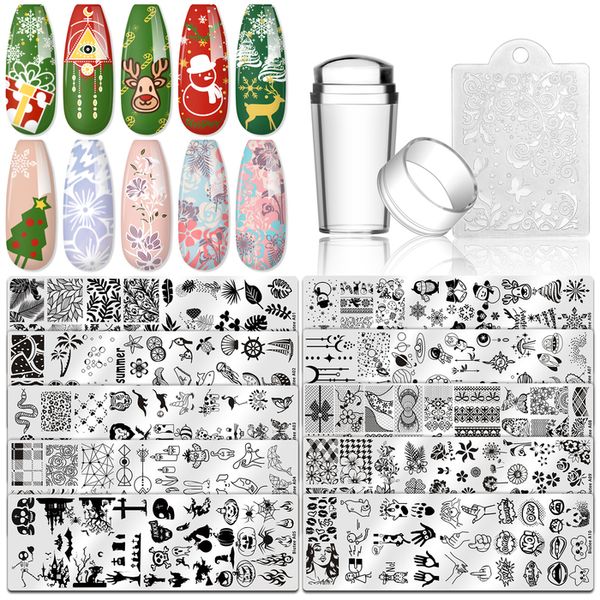 nail art templates biutee stamping plate jelly stamper scrapper stamp image christmas supplies printing stencil 230307, White
nail art templates biutee stamping plate jelly stamper scrapper stamp image christmas supplies printing stencil 230307, White