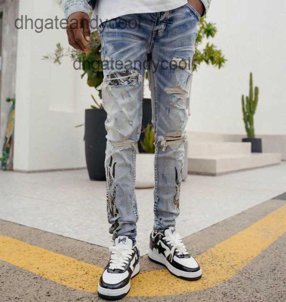 designer 23 washed 2023 jean mens pant amirs european fashion brand water blue jeans cattle worn holes flame printing fashion slim 564
designer 23 washed 2023 jean mens pant amirs european fashion brand water blue jeans cattle worn holes flame printing fashion slim 564