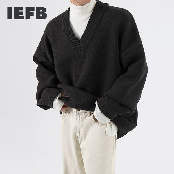 men s polos iefb men s wear autumn winter v neck sweater fashionable loose style knitted thickened vintage clothes male 9y3277 230308, White;black
men s polos iefb men s wear autumn winter v neck sweater fashionable loose style knitted thickened vintage clothes male 9y3277 230308, White;black