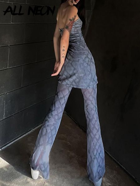 women s two piece pants allneon cyber y2k aesthetics snake print mesh 2 co ord sets clubwear transparent long tube and flare suits 230307, White
women s two piece pants allneon cyber y2k aesthetics snake print mesh 2 co ord sets clubwear transparent long tube and flare suits 230307, White
