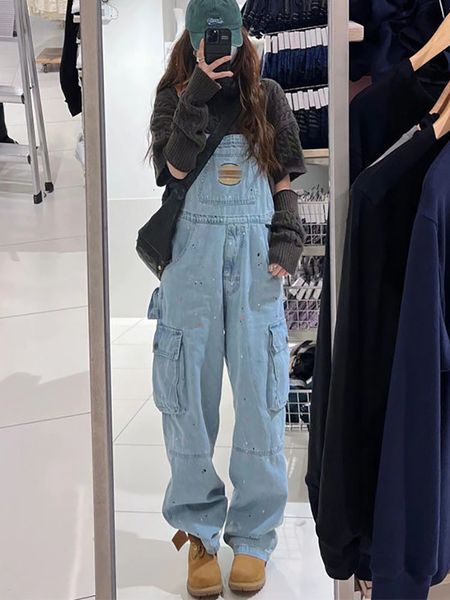 women's jeans fashion y2k streetwear overalls baggy pant simple high rise female trousers designer vintage jean 230308, Blue
women's jeans fashion y2k streetwear overalls baggy pant simple high rise female trousers designer vintage jean 230308, Blue