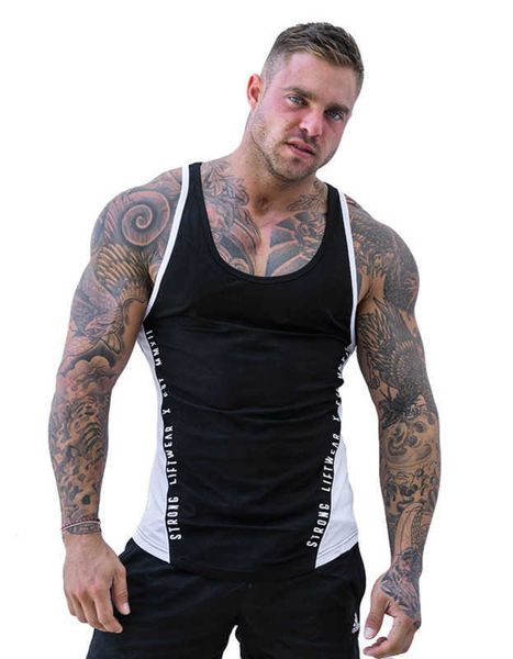 men's black white sleeveless t shirt summer male tank vest men breathable slim sports fitness slim quick-drying undershirt, White;black
men's black white sleeveless t shirt summer male tank vest men breathable slim sports fitness slim quick-drying undershirt, White;black