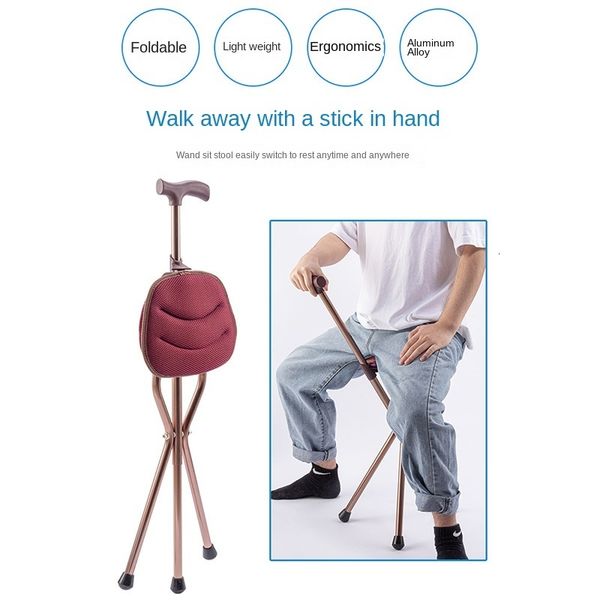 other health beauty items elderly folding threelegged walking stick aluminum alloy triangle stool adjustable middleaged with seat 230308
other health beauty items elderly folding threelegged walking stick aluminum alloy triangle stool adjustable middleaged with seat 230308