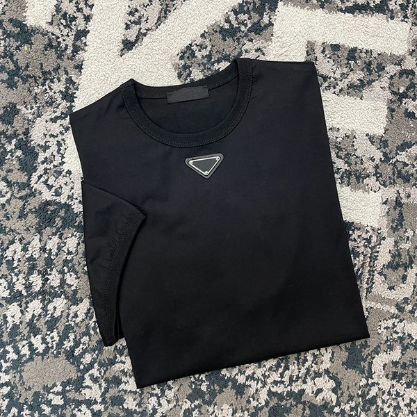 2023 summer men's cotton round neck t shirt luxury brand quality design new slim short sleeve t, White;black
2023 summer men's cotton round neck t shirt luxury brand quality design new slim short sleeve t, White;black