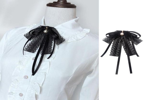 neck ties women girls black lace ribbon bow tie faux pearl pendant brooch pin necklace uniform shirt blouse pretied collar6427138, Blue;purple
neck ties women girls black lace ribbon bow tie faux pearl pendant brooch pin necklace uniform shirt blouse pretied collar6427138, Blue;purple