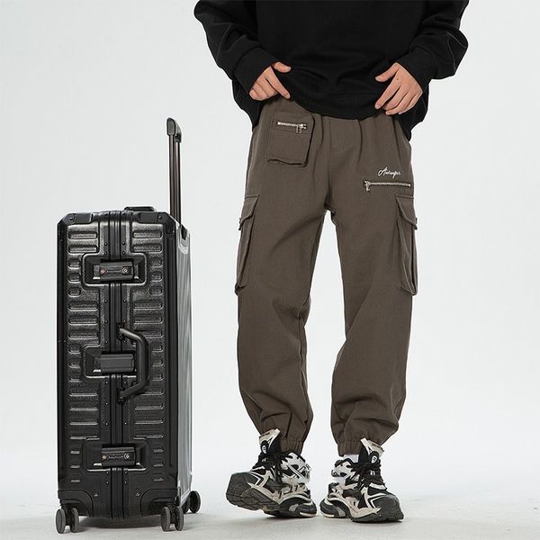 men's pants 2023 cargo trousers multiple pockets harem pant 100 cotton sweatpant male vintage solid color casual travel 230307, Black
men's pants 2023 cargo trousers multiple pockets harem pant 100 cotton sweatpant male vintage solid color casual travel 230307, Black
