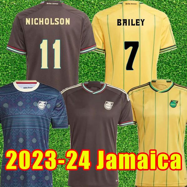 2023 jamaica soccer jerseys 23 24 national football team bailey antonio reid nicholson lowe morrison home away shirt training suit 2024, Black;yellow
2023 jamaica soccer jerseys 23 24 national football team bailey antonio reid nicholson lowe morrison home away shirt training suit 2024, Black;yellow