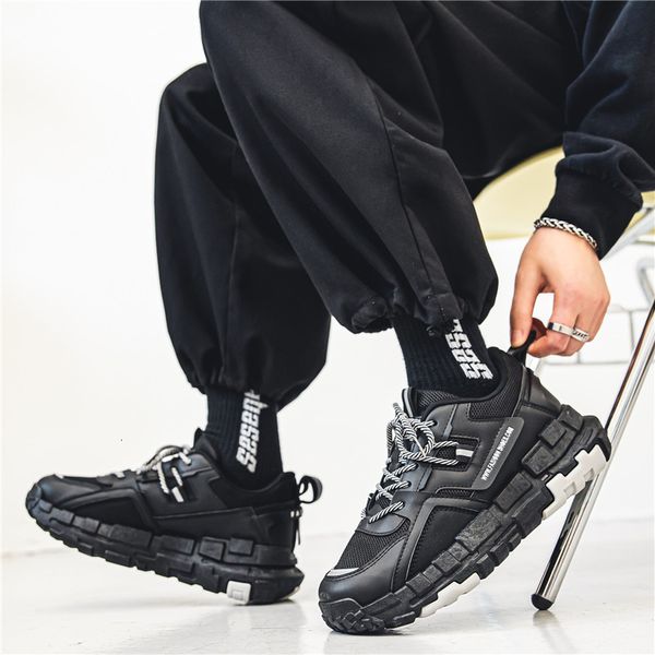 dress shoes fujeak 2023 fashion casual outdoor slip resistant walking shoe breathable mesh sneakers thick sole ankle for mens 230308, Black
dress shoes fujeak 2023 fashion casual outdoor slip resistant walking shoe breathable mesh sneakers thick sole ankle for mens 230308, Black